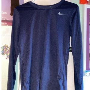 Blue nike shirt